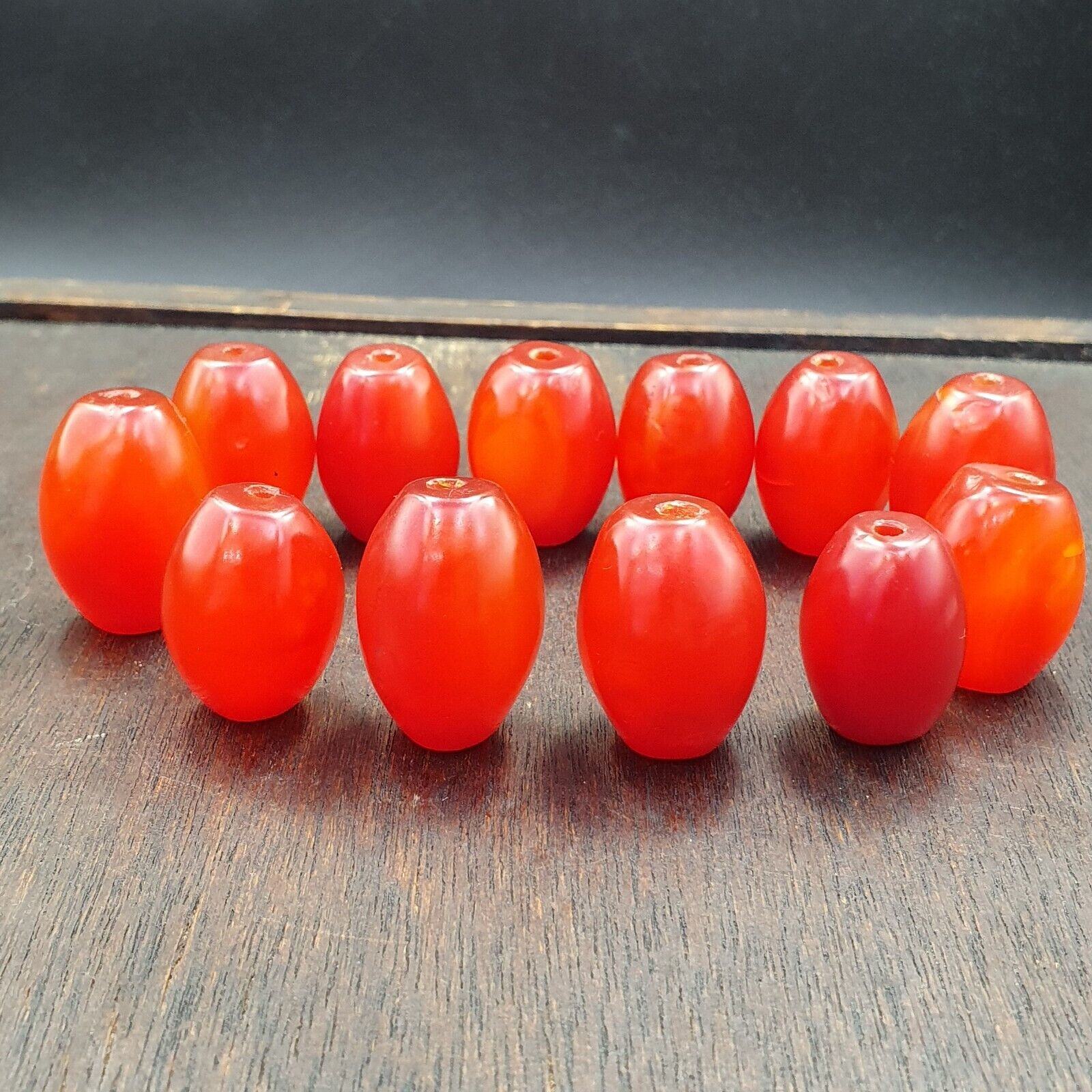 Cherry Red Very rare Himalayan indo Tibetan Agate carnelian Beads Lot 25mm