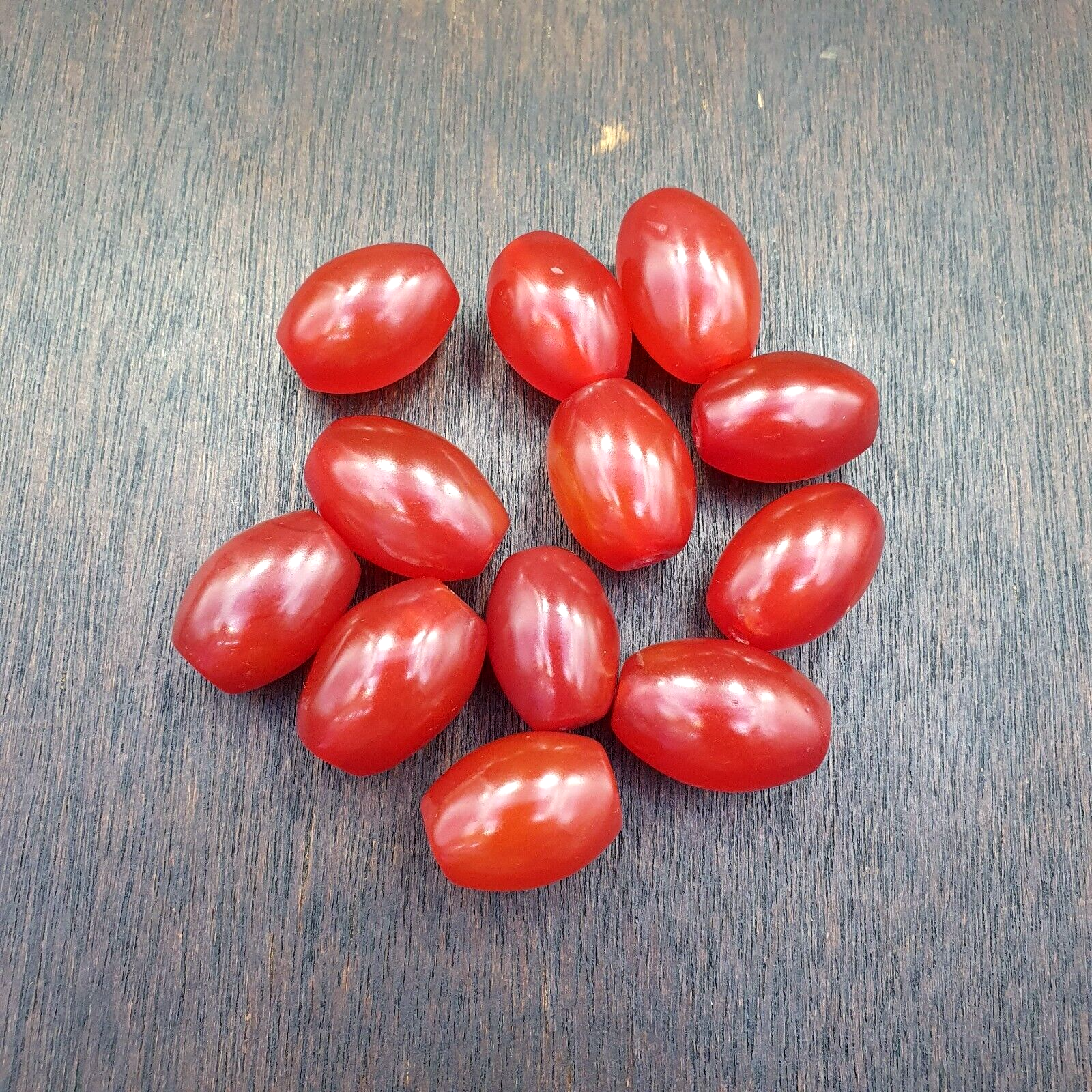 Cherry Red Very rare Himalayan indo Tibetan Agate carnelian Beads Lot 25mm