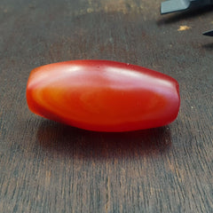 Cherry Red Very rare Himalayan indo Tibetan Agate carnelian Bead