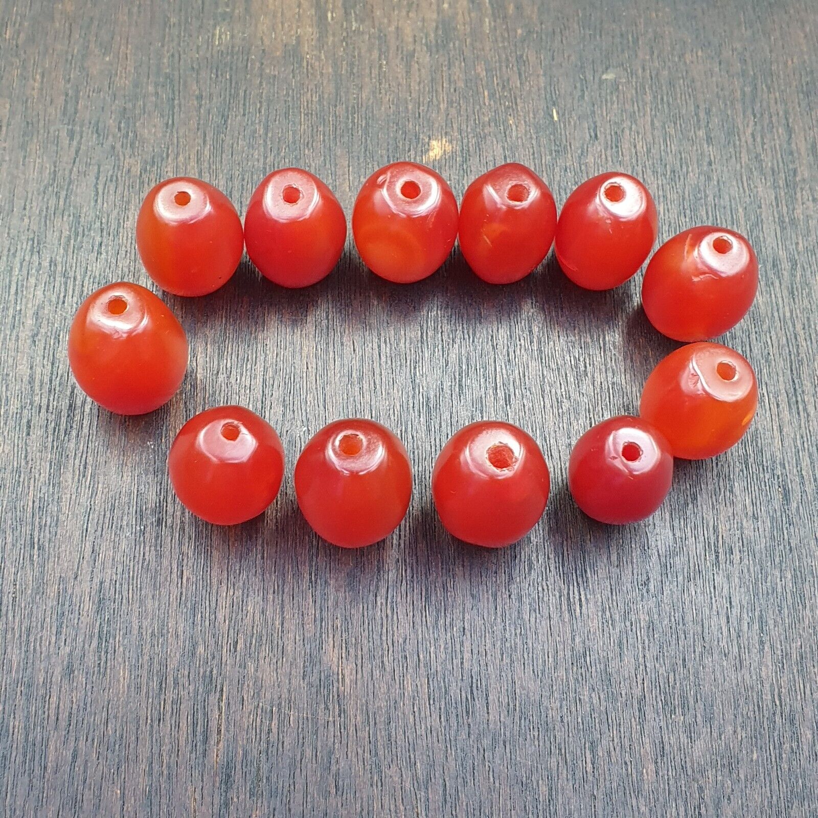 Cherry Red Very rare Himalayan indo Tibetan Agate carnelian Beads Lot 25mm