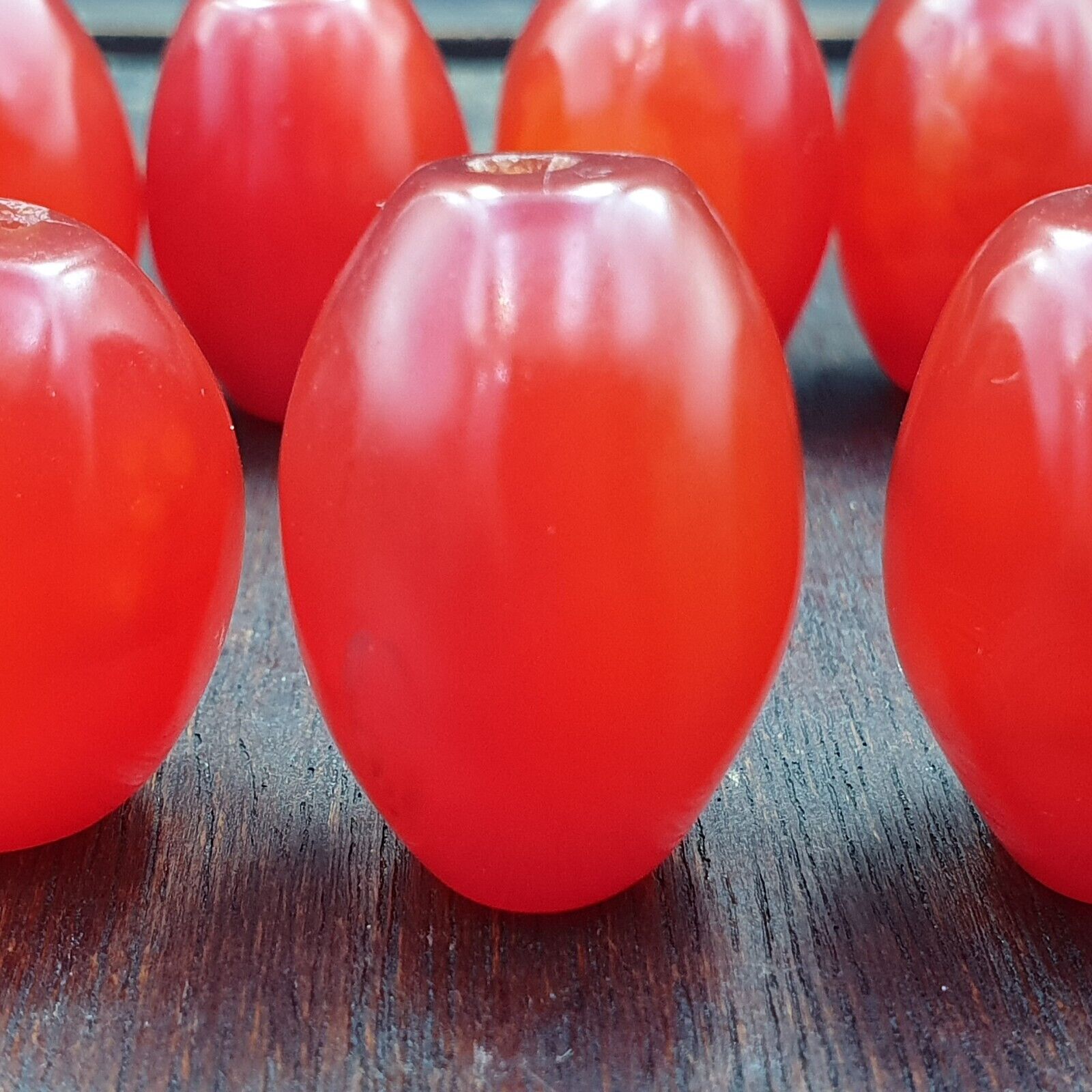 Cherry Red Very rare Himalayan indo Tibetan Agate carnelian Beads Lot 25mm