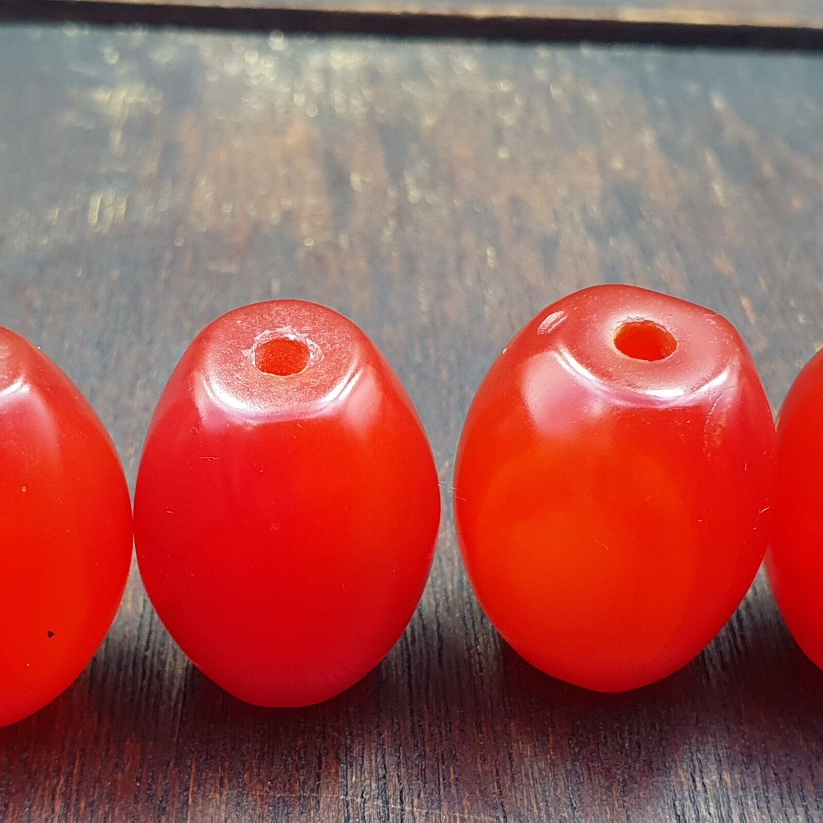 Cherry Red Very rare Himalayan indo Tibetan Agate carnelian Beads Lot 25mm