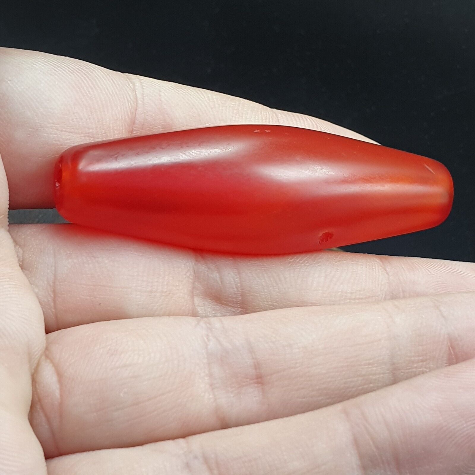 carnelian Antique Very rare Himalayan Tibetan Red Agate large Bead RD-4