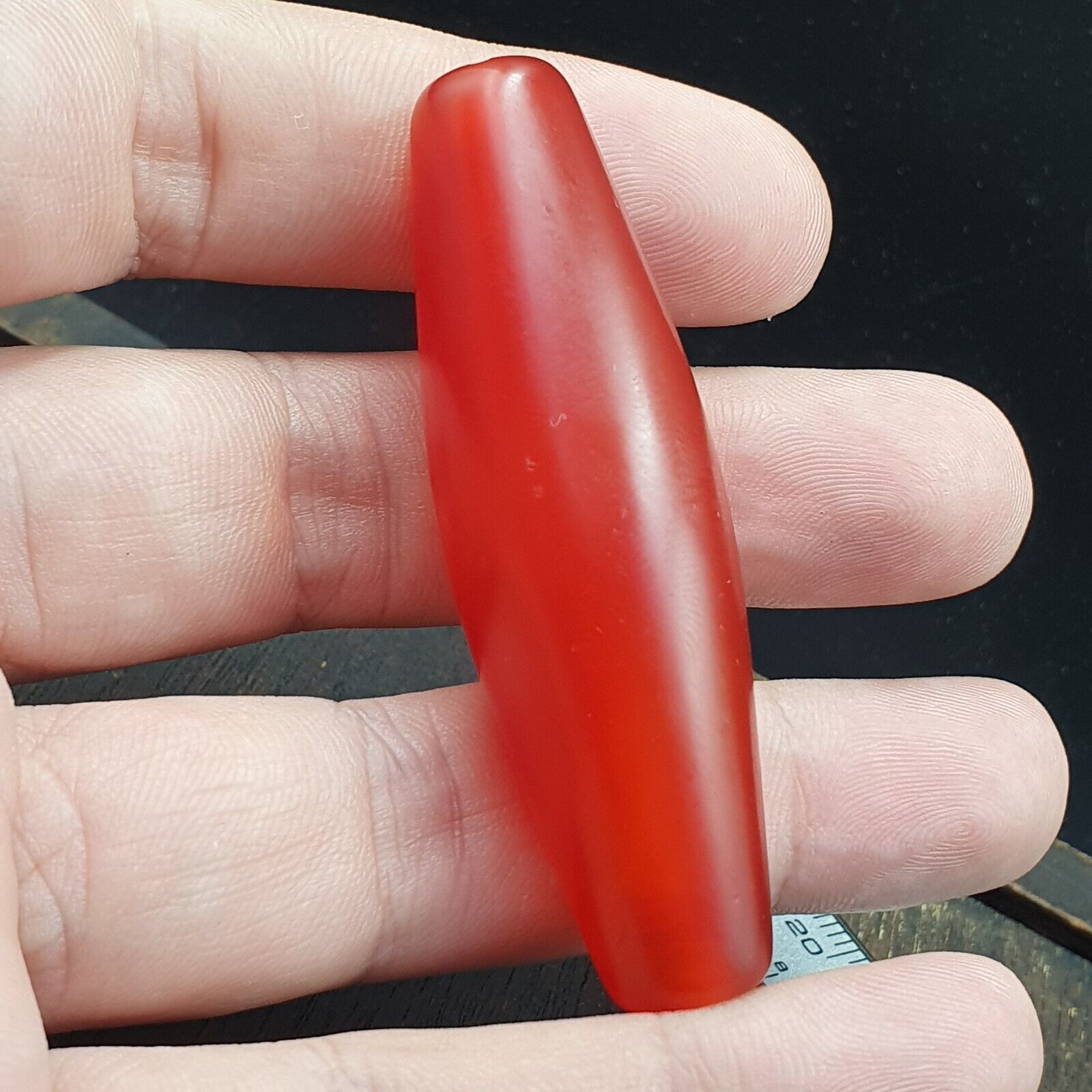 carnelian Antique Very rare Himalayan Tibetan Red Agate large Bead RD-4
