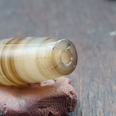 Antique Old Yemeni Agate Natural Rare pattern Banded Agate Bead  BD-7-8