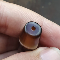 Antique Old Yemeni Agate Natural Rare pattern Banded Agate Bead  BD-7-16