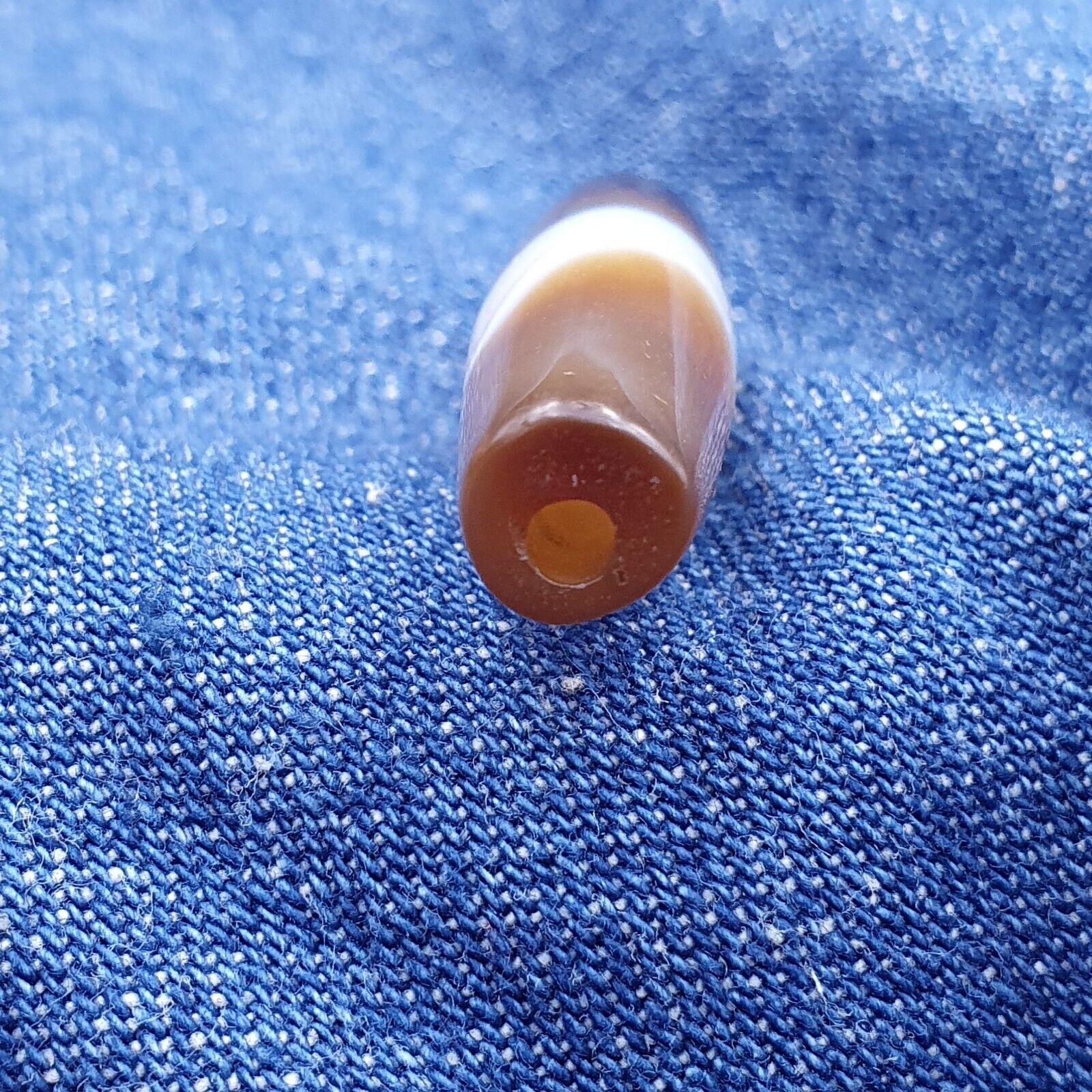 Antique Old Yemeni Agate Natural Rare pattern Banded Agate Bead  BD-7-12