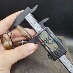 Lot 3 Antique Old Yemeni Agate Natural Rare pattern Banded Agate Beads Necklace