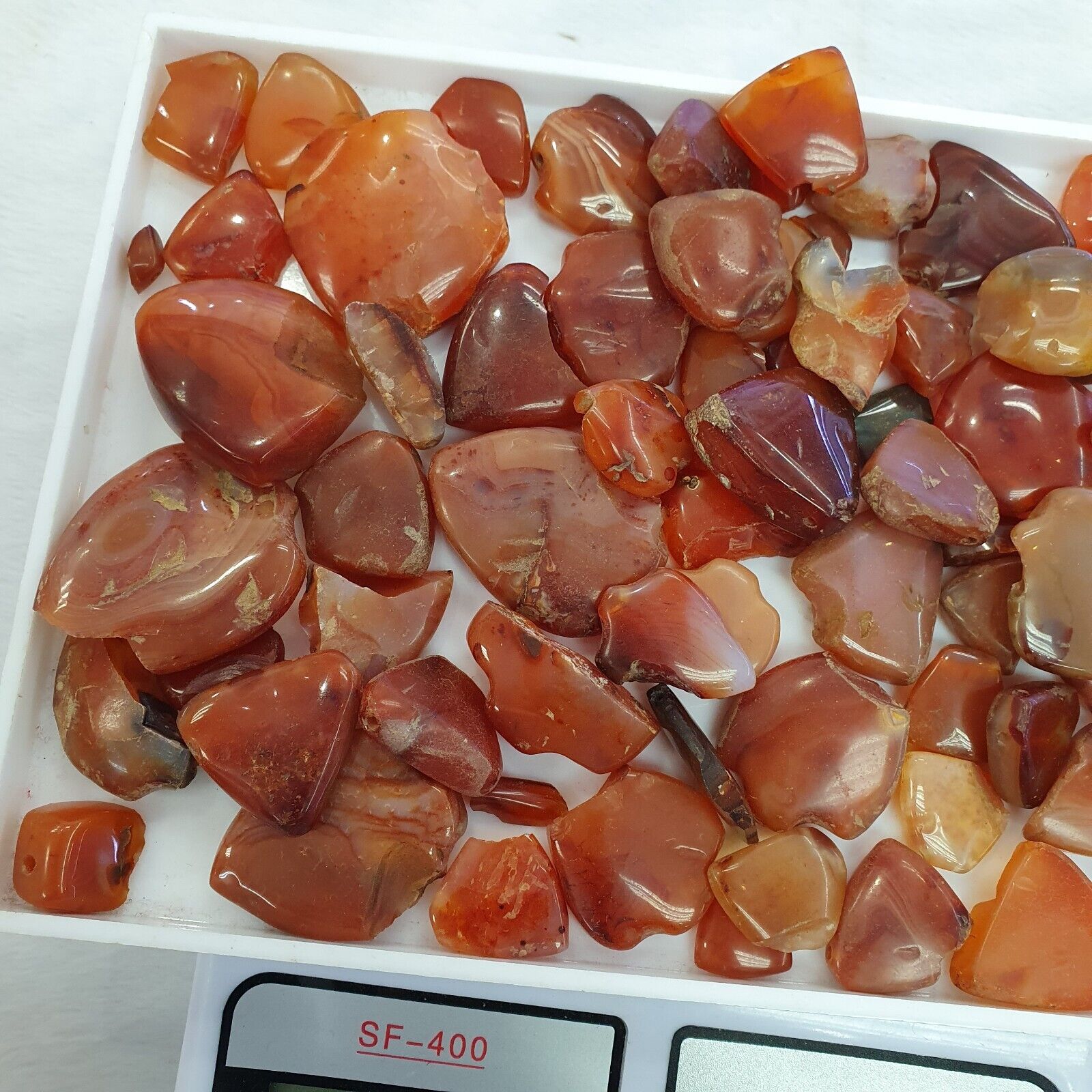 578 grams Lot Pieces Antique Ancient African Agate Beads pendants