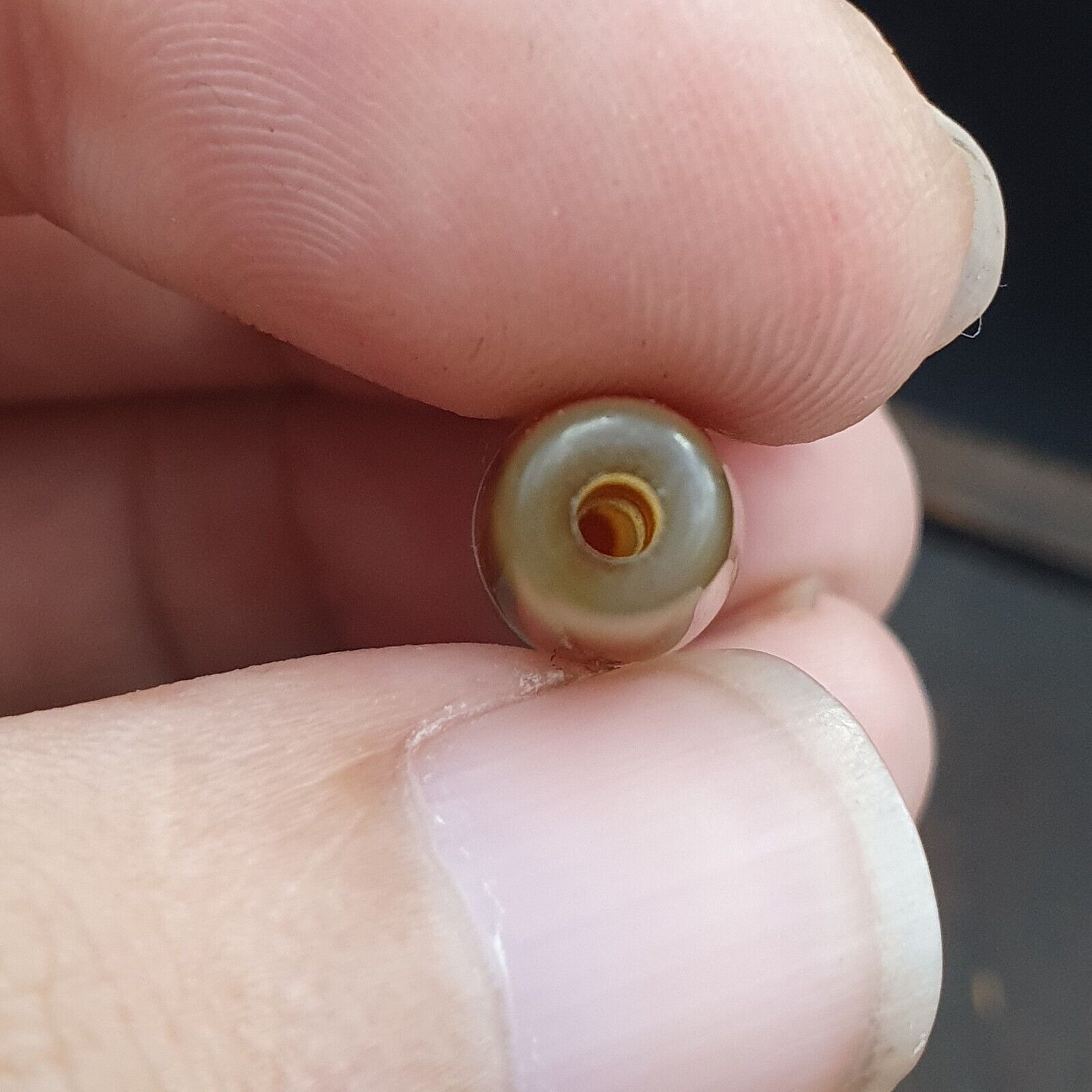 Antique Old Yemeni Agate Natural Rare pattern Banded Agate Bead  BD-7-11