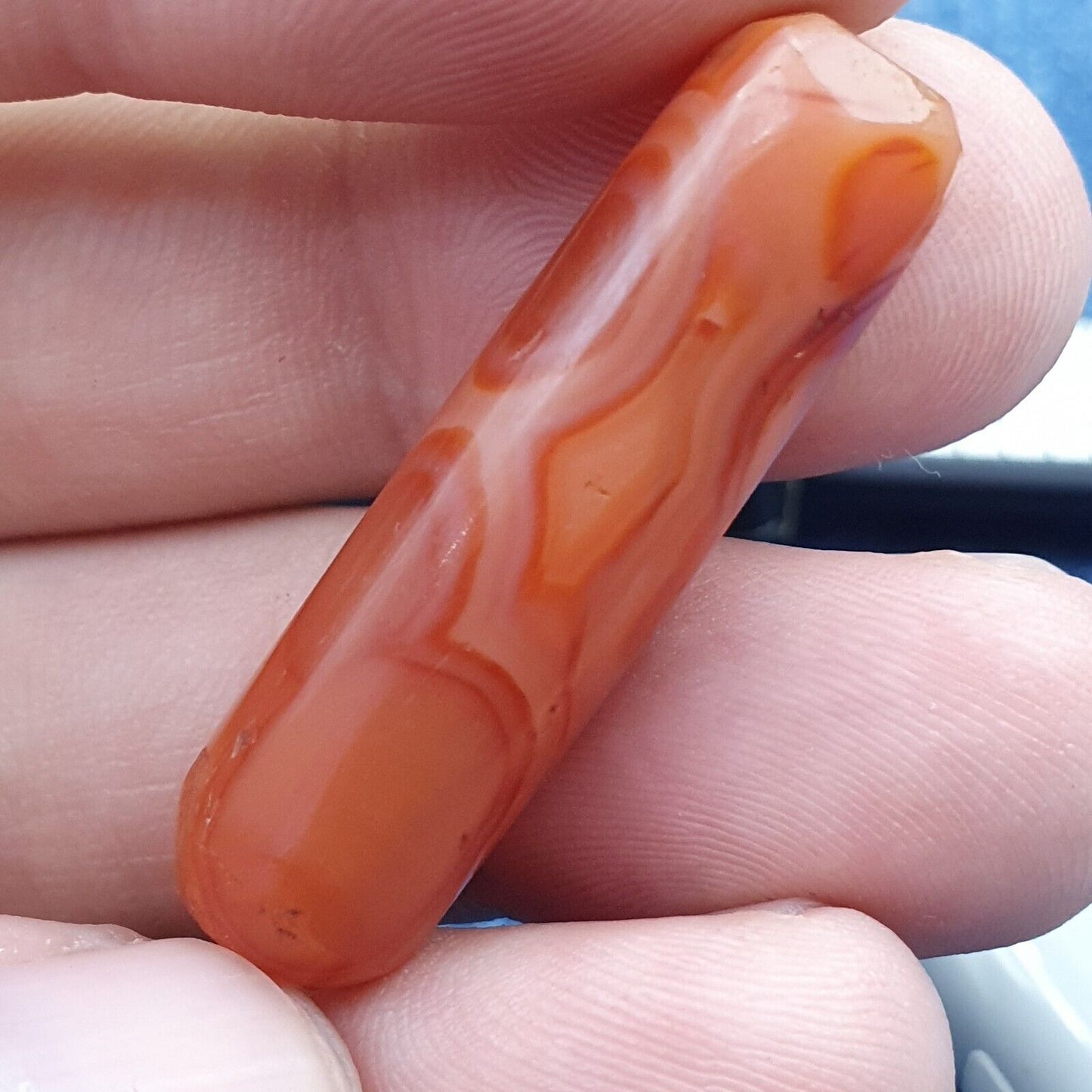 古董紅瑪瑙喜馬拉雅西藏非洲瑪瑙紅玉髓珠 CRD-1P2 