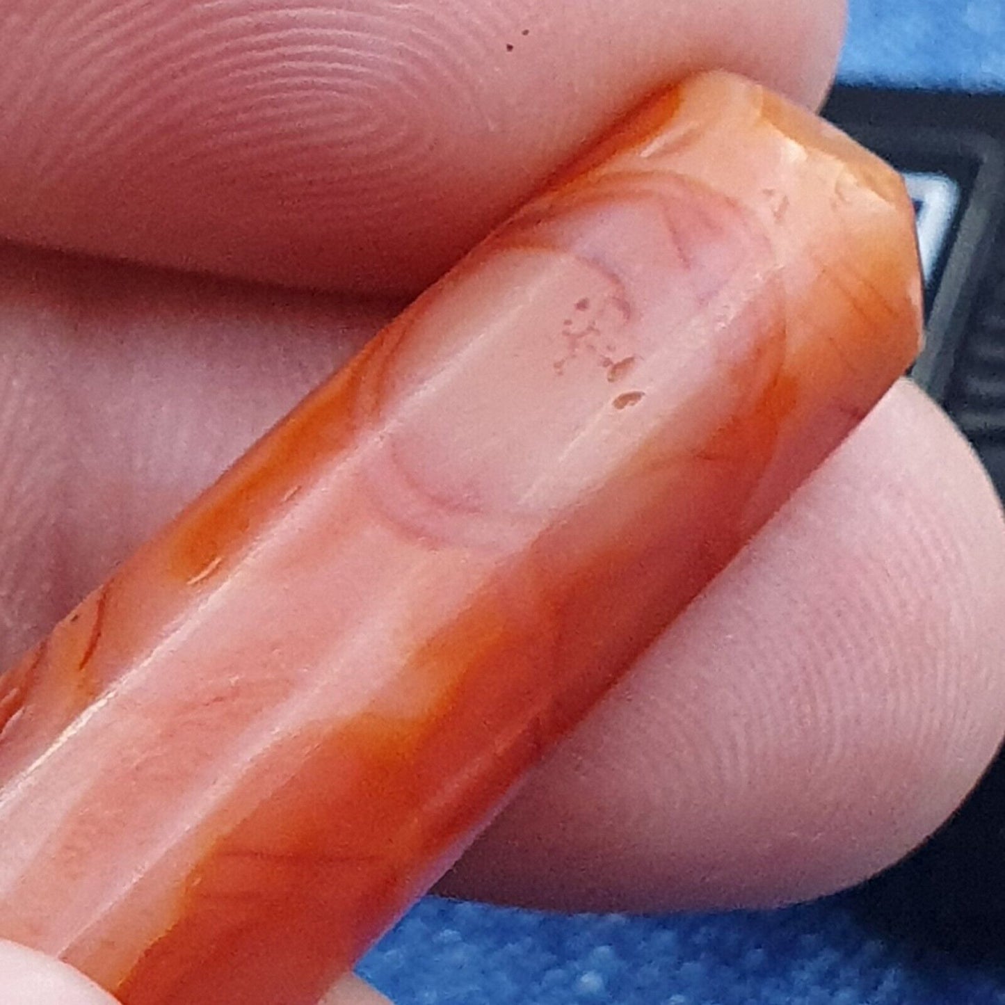 古董紅瑪瑙喜馬拉雅西藏非洲瑪瑙紅玉髓珠 CRD-1P2 