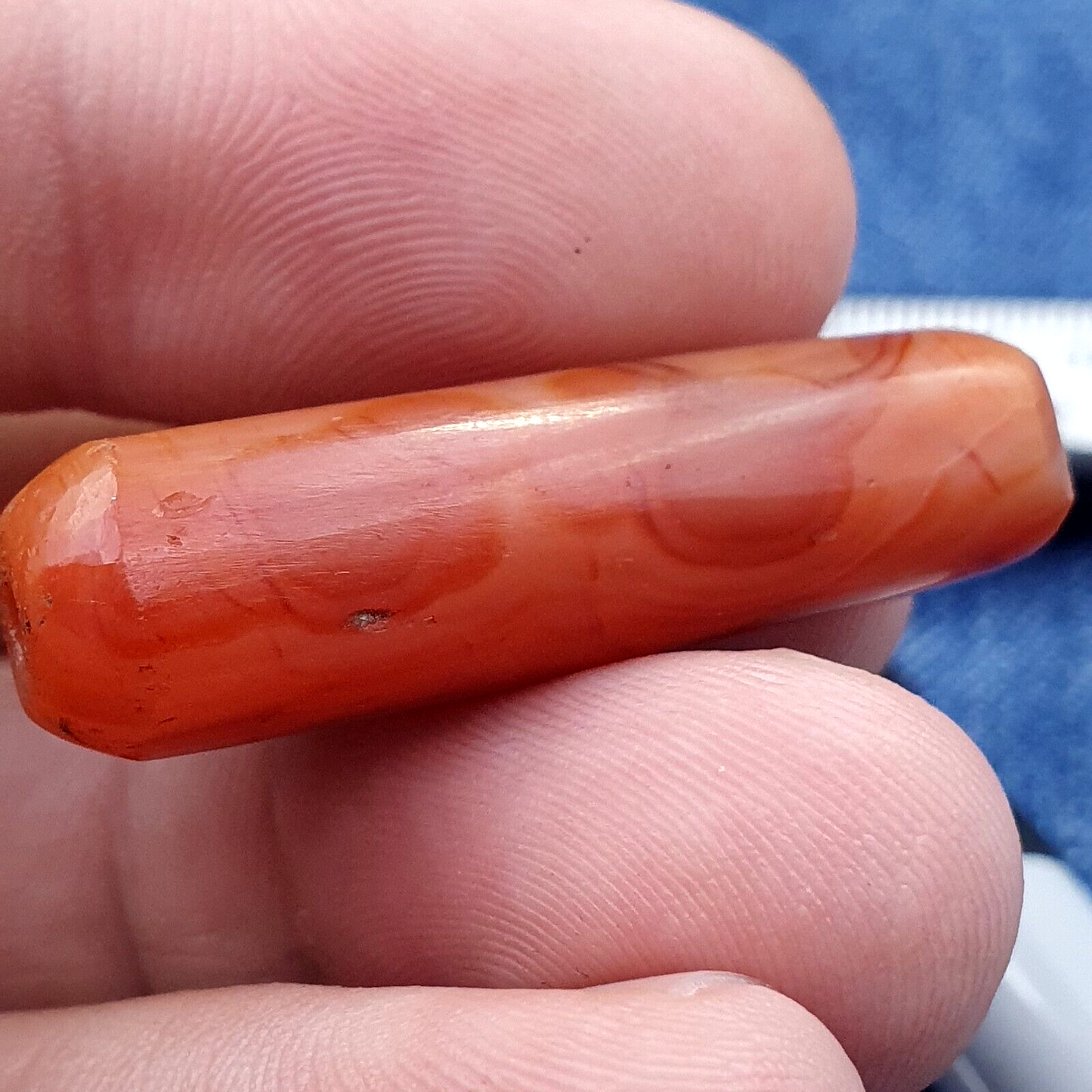 古董紅瑪瑙喜馬拉雅西藏非洲瑪瑙紅玉髓珠 CRD-1P2 