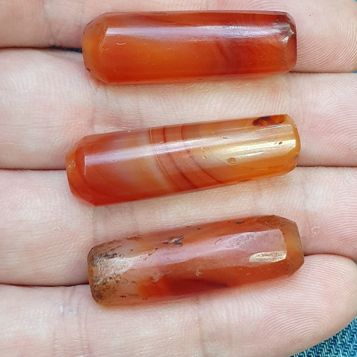 Antique Red Agate Himalayan Tibetan African Agate Carnelian Beads