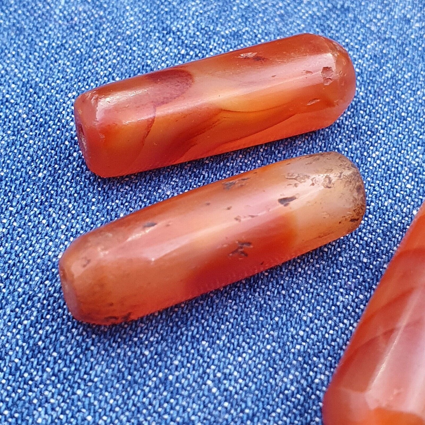 古董紅瑪瑙喜馬拉雅西藏非洲瑪瑙紅玉髓珠 CRD-3P 