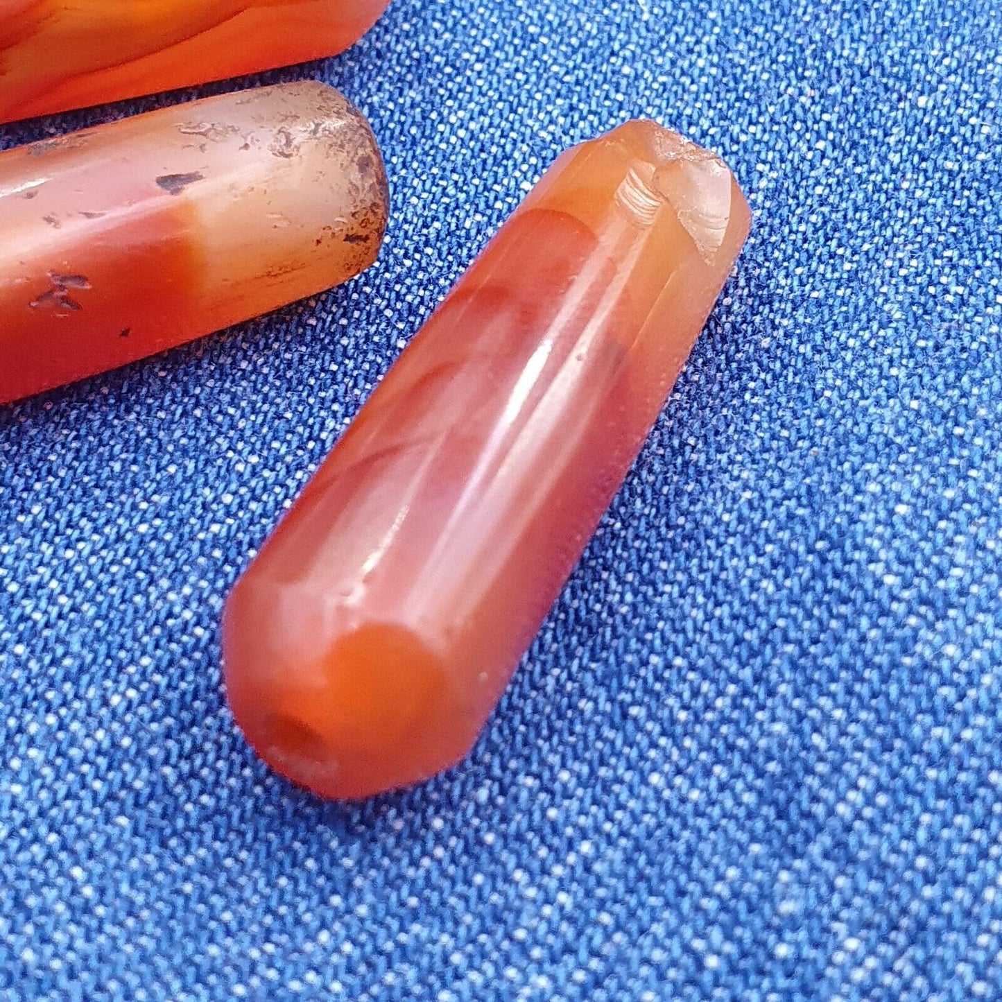 古董紅瑪瑙喜馬拉雅西藏非洲瑪瑙紅玉髓珠 CRD-3P 