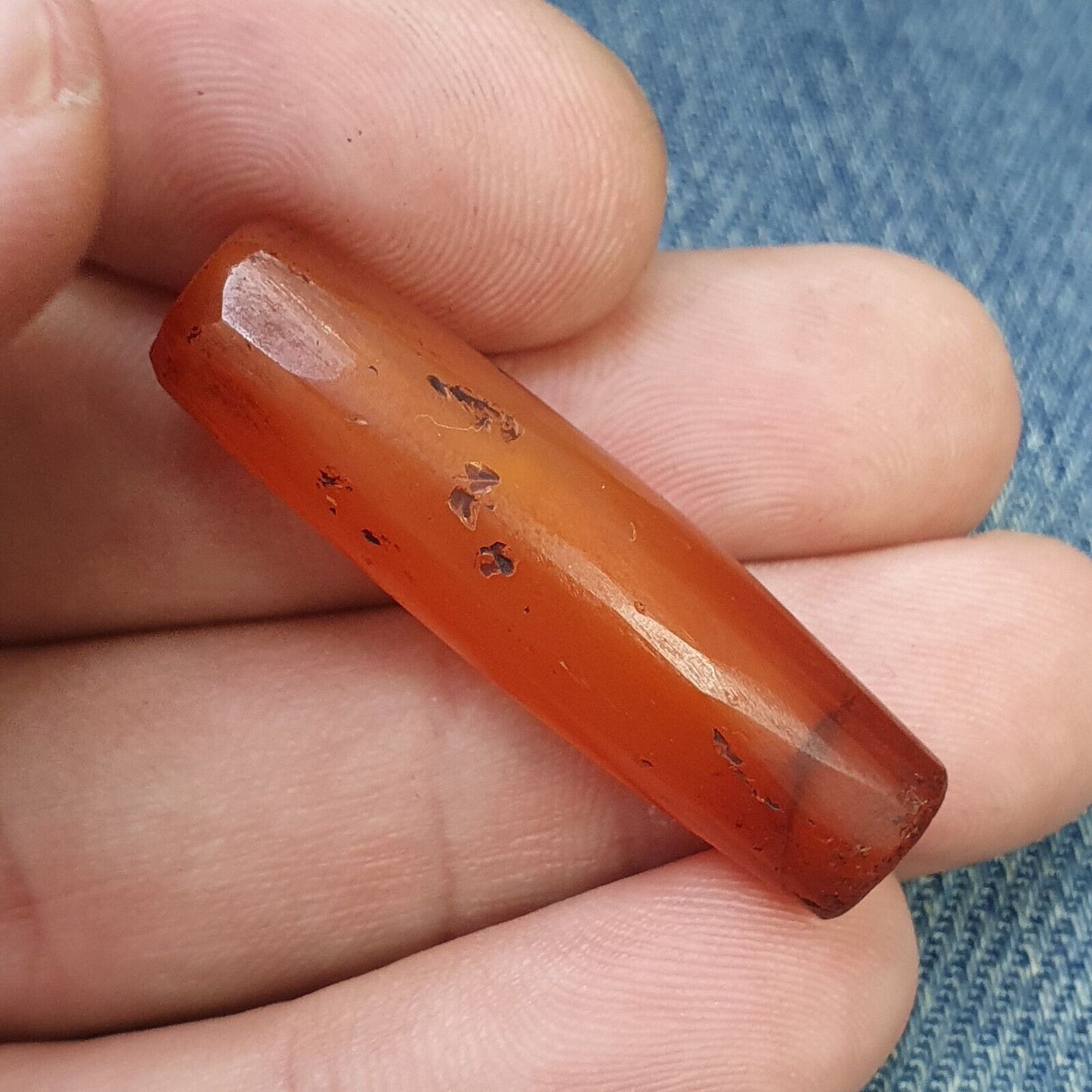 古董紅瑪瑙喜馬拉雅西藏非洲瑪瑙紅玉髓珠 CRD-1P 