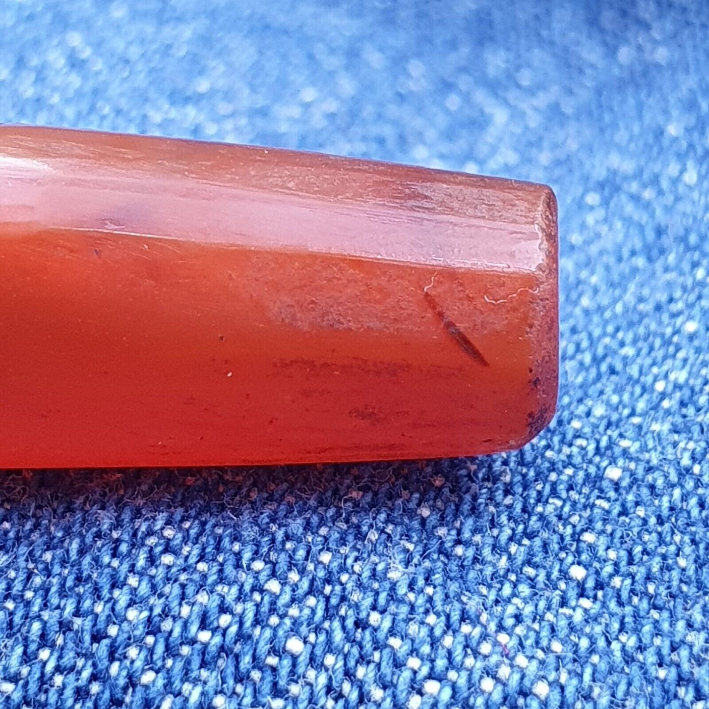 古董紅瑪瑙喜馬拉雅西藏非洲瑪瑙紅玉髓珠 -1P-3 