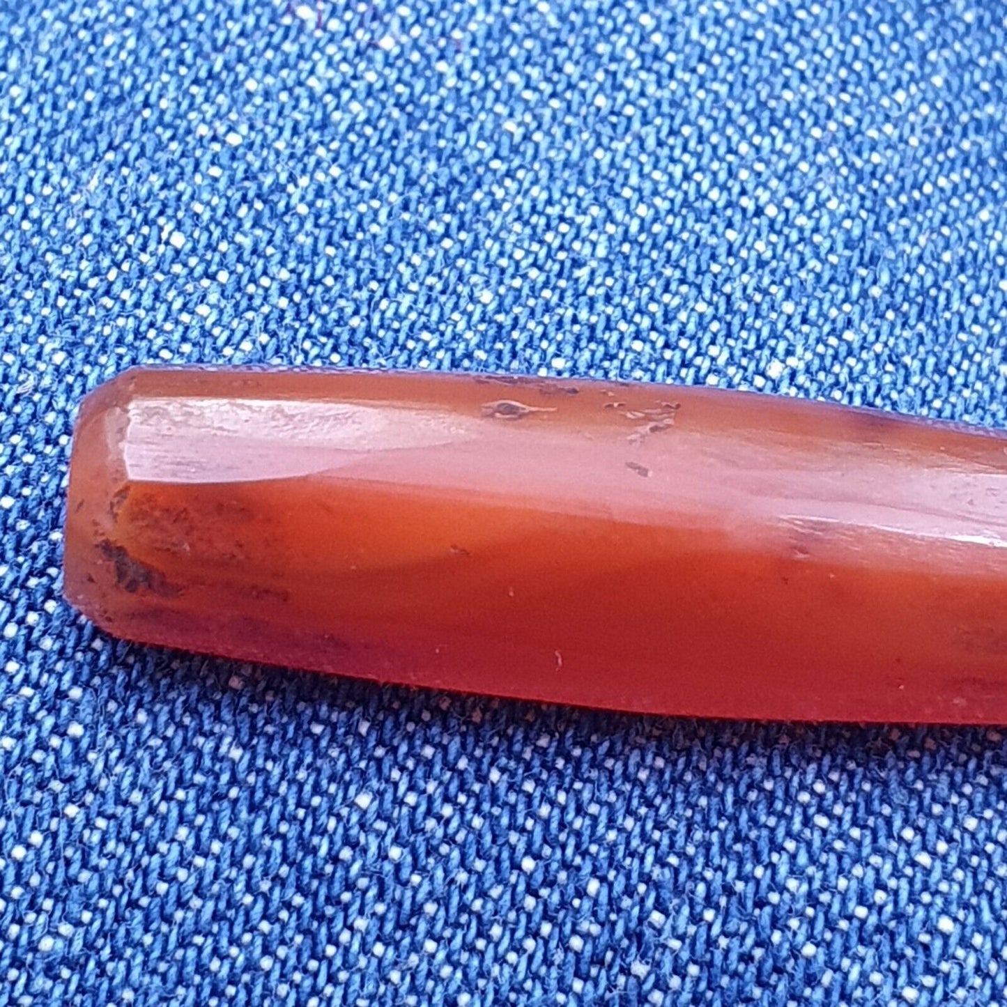 古董紅瑪瑙喜馬拉雅西藏非洲瑪瑙紅玉髓珠 -1P-3 