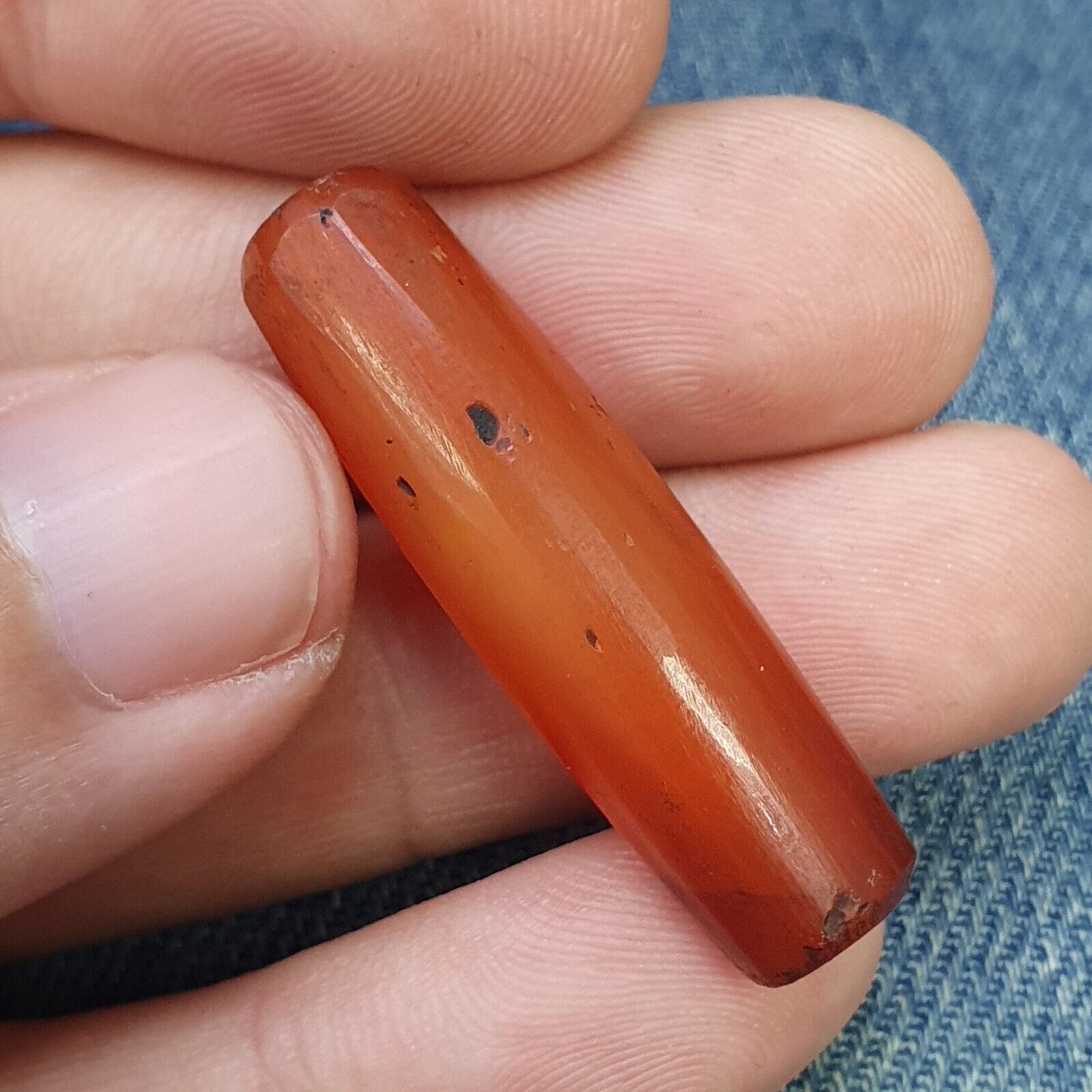 古董紅瑪瑙喜馬拉雅西藏非洲瑪瑙紅玉髓珠 CRD-1P 