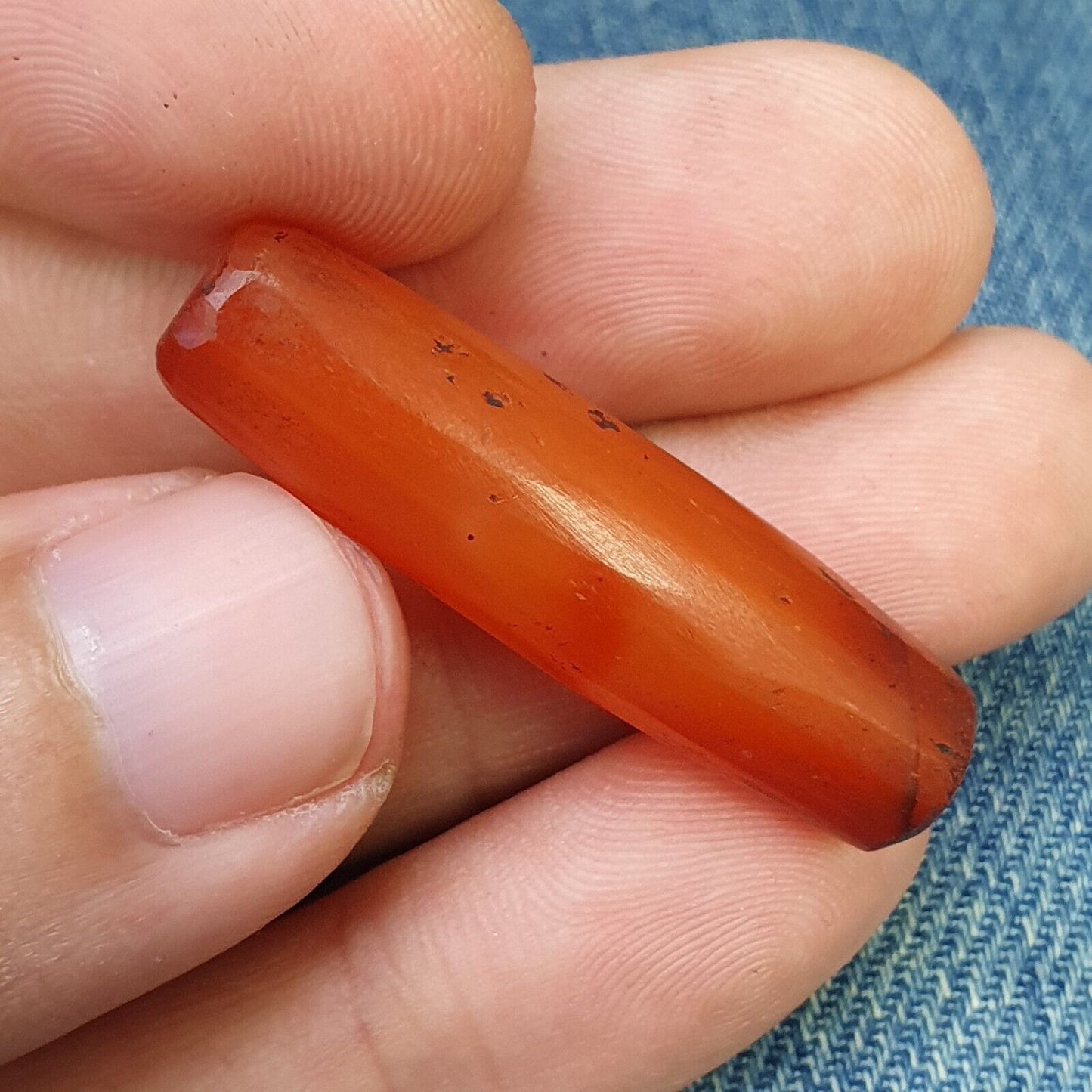 古董紅瑪瑙喜馬拉雅西藏非洲瑪瑙紅玉髓珠 CRD-1P 