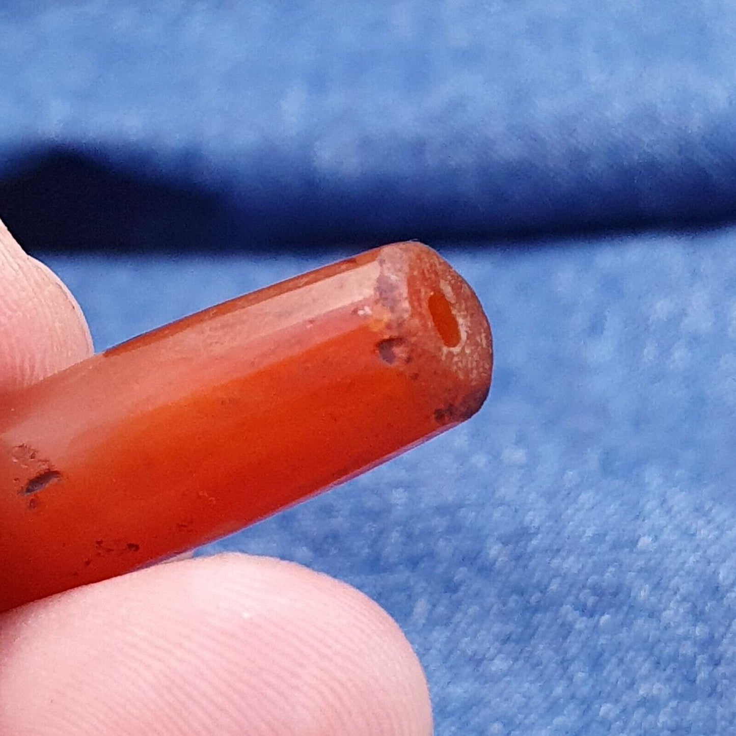 古董紅瑪瑙喜馬拉雅西藏非洲瑪瑙紅玉髓珠 -1P-3 