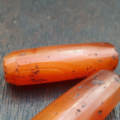 Lot 2 Antique Red Agate Himalayan Tibetan African Agate carnelian Beads