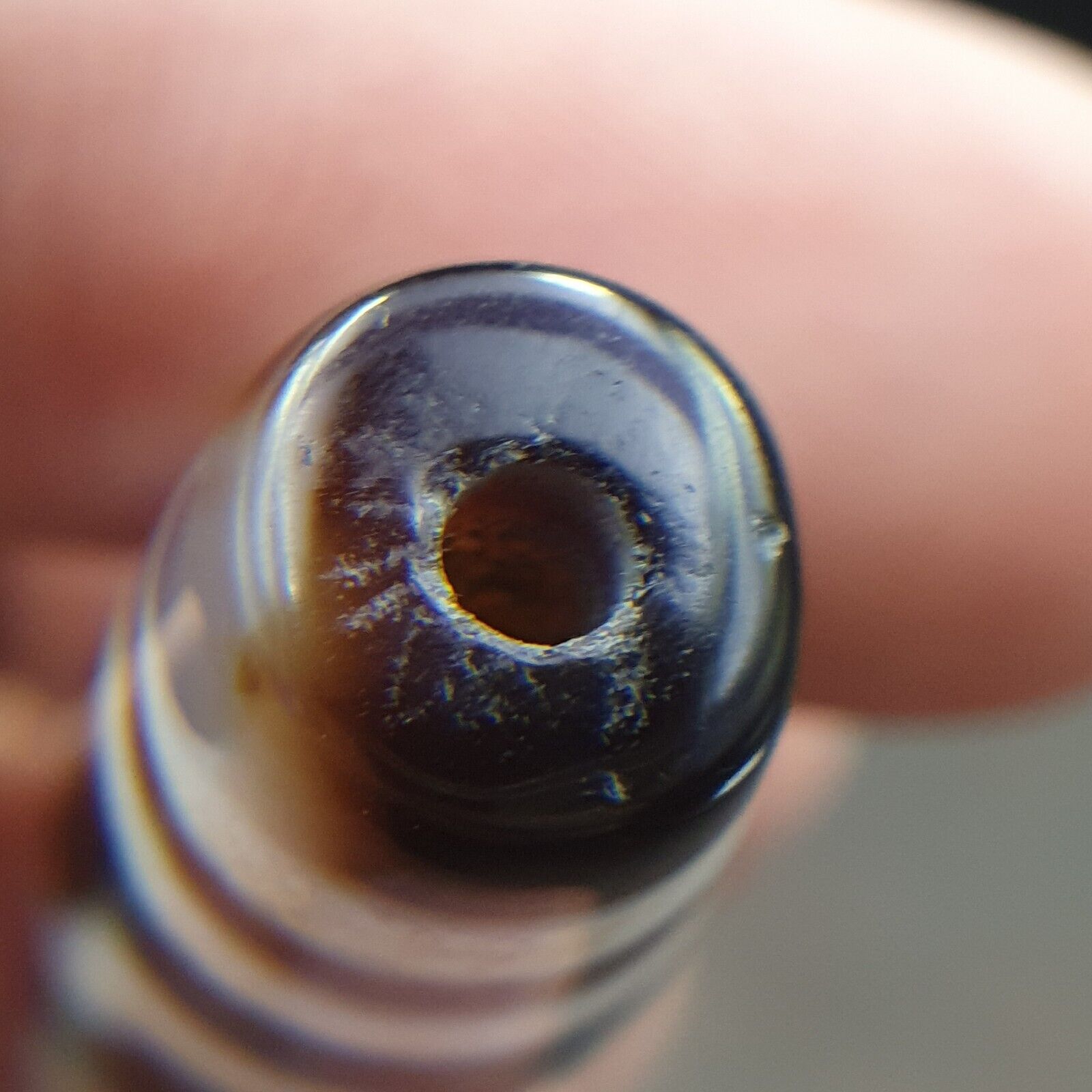 Amazing Pattern 6 Eyes Agate Tibetan Agate stone Dzi  Bead Amulet