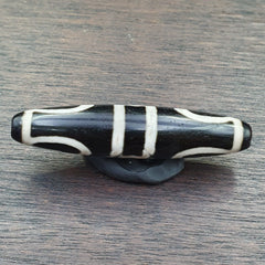Unique Rare Pattern Tibetan Agate 6 Eyes Agate stone Dzi  Bead Amulet