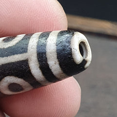 Rare Agate Old Indo Tibetan Agate 9 Falling Eyes Agate stone Dzi  Bead Amulet