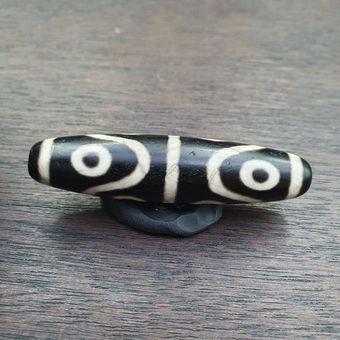Old Agate Himalayan Tibetan Agate 8 Eyes Agate Stone Dzi Bead Amulet