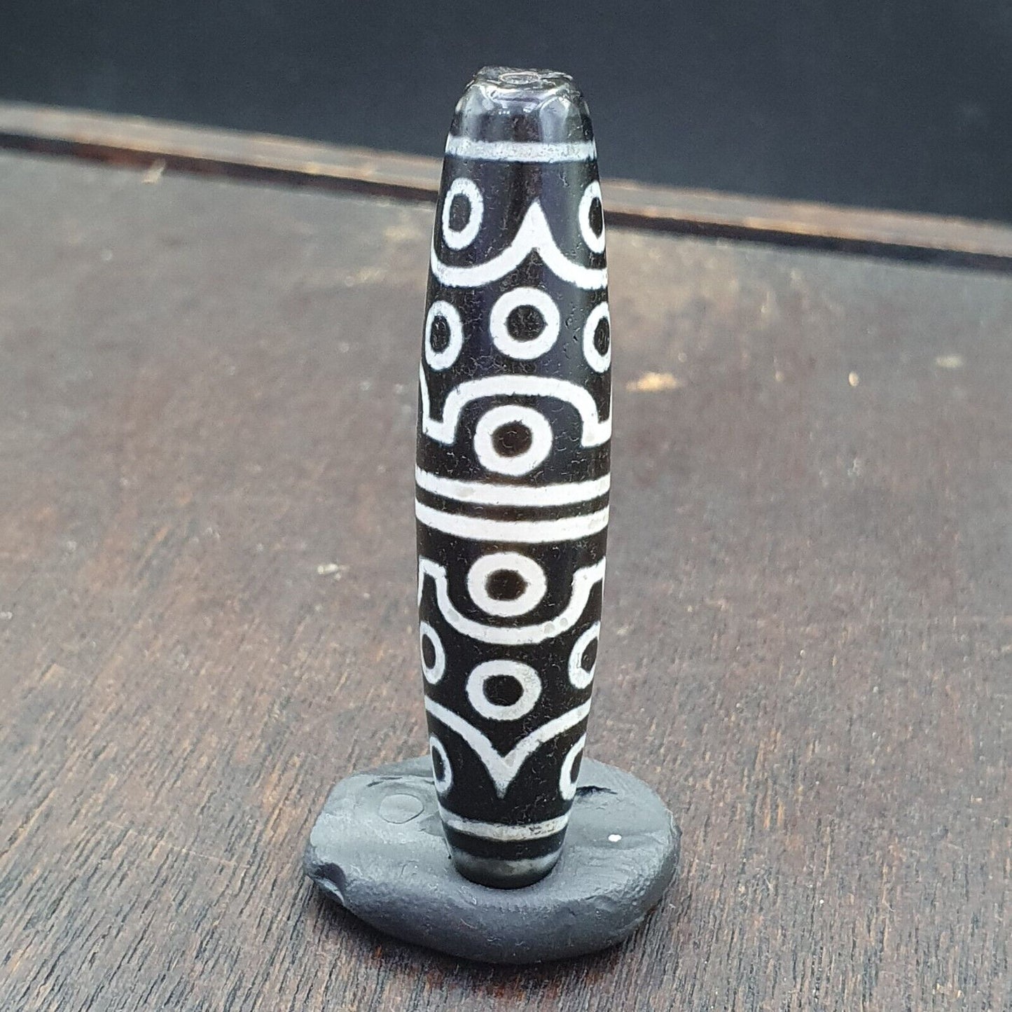 西藏24眼天珠老佛牌純稀有圖案西藏24眼天珠吊墜