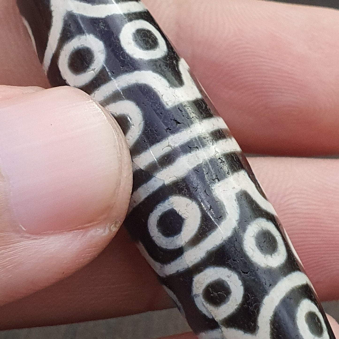 西藏24眼天珠老佛牌純稀有圖案西藏24眼天珠吊墜