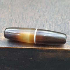 Antique Old Yemeni Agate Natural Rare pattern Banded Agate Bead  BD-j-21