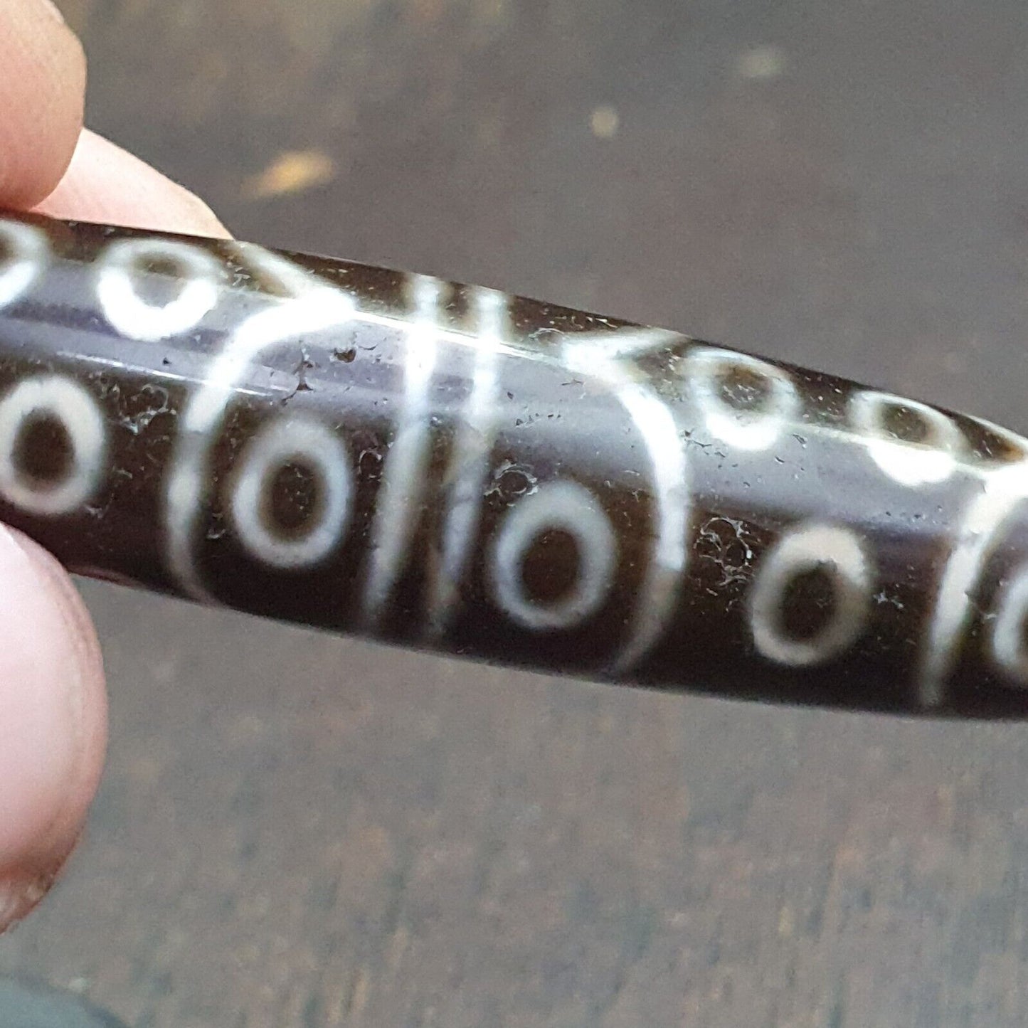 西藏30眼天珠老佛牌純稀有圖案西藏30眼天珠吊墜