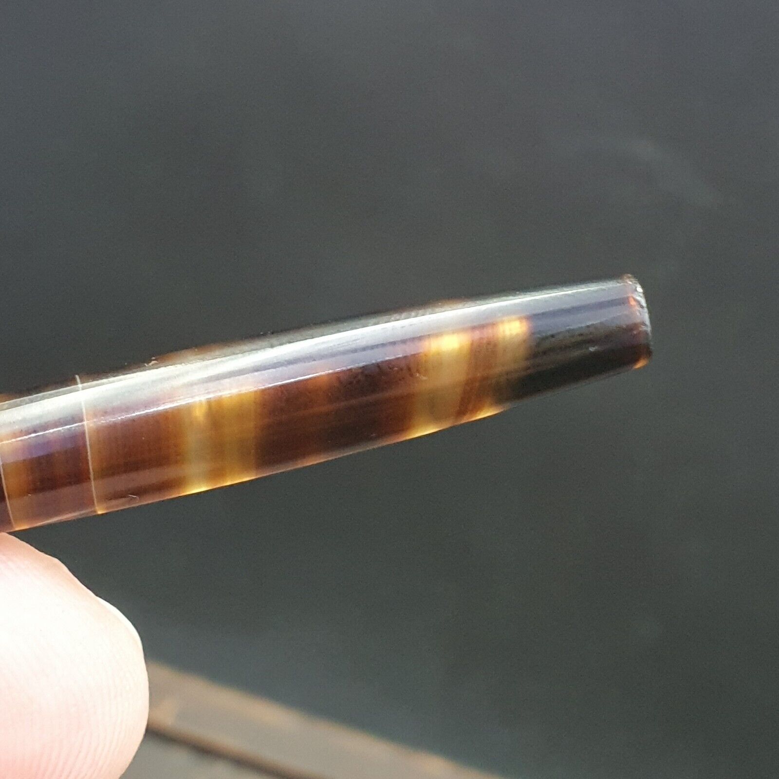 Antique Old Yemeni Agate Natural Rare pattern Banded Agate Bead  BD-j-14