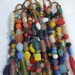 Lot 10 Strands vintage Glass beads Mix Color glass beads Necklaces 1191grams