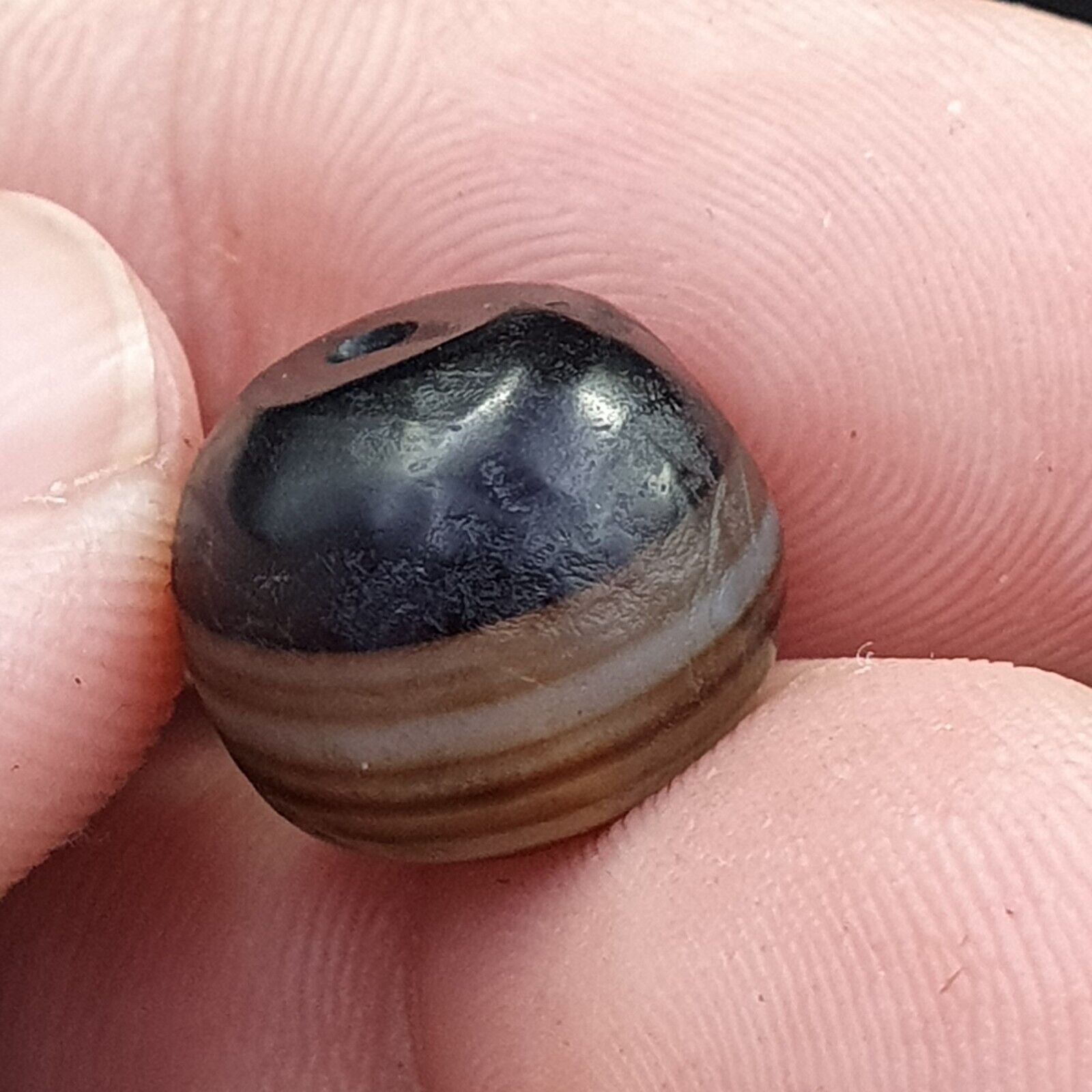 Lot 4 Suleimani Old Bead Pure Patterns Agate Amulet Religious Antiquities