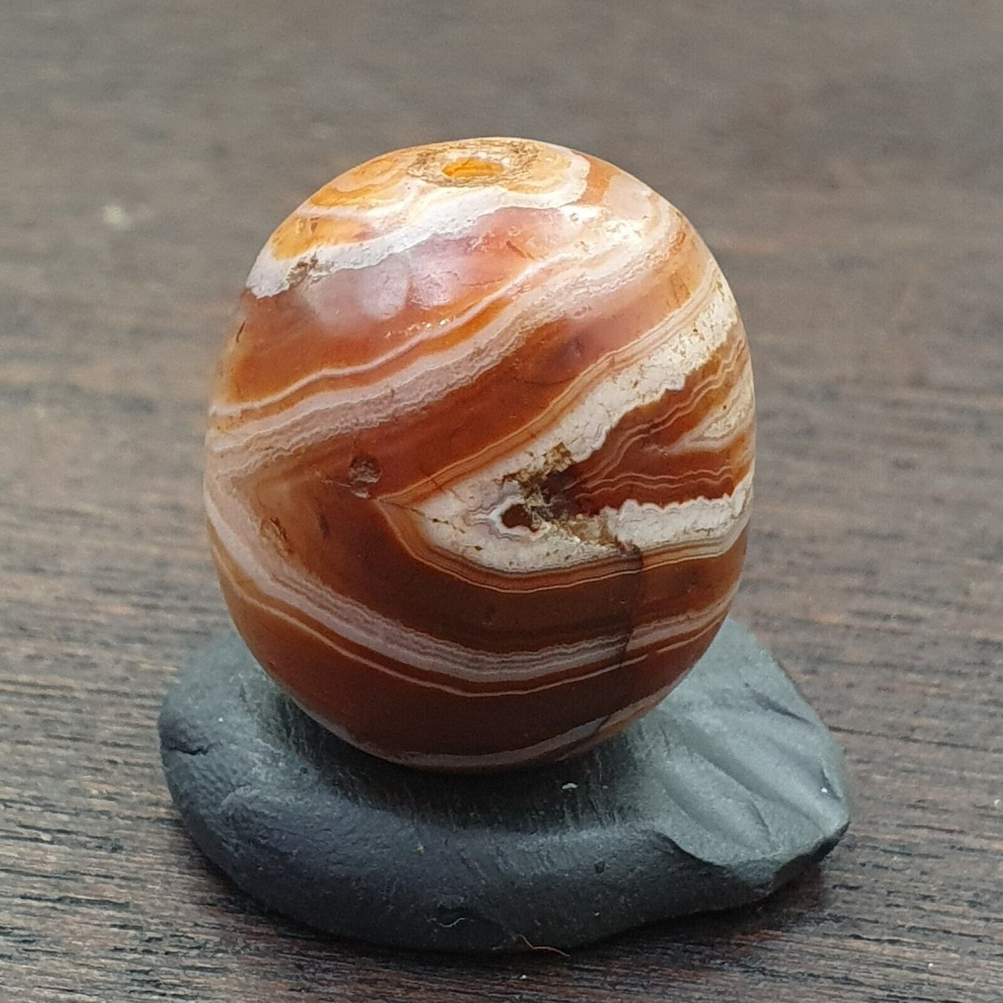 古董古代喜馬拉雅西藏紅瑪瑙石珠護身符 MDi 1