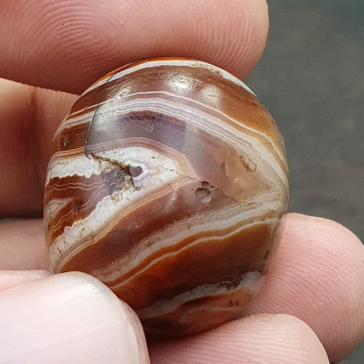 古董古代喜馬拉雅西藏紅瑪瑙石珠護身符 MDi 1