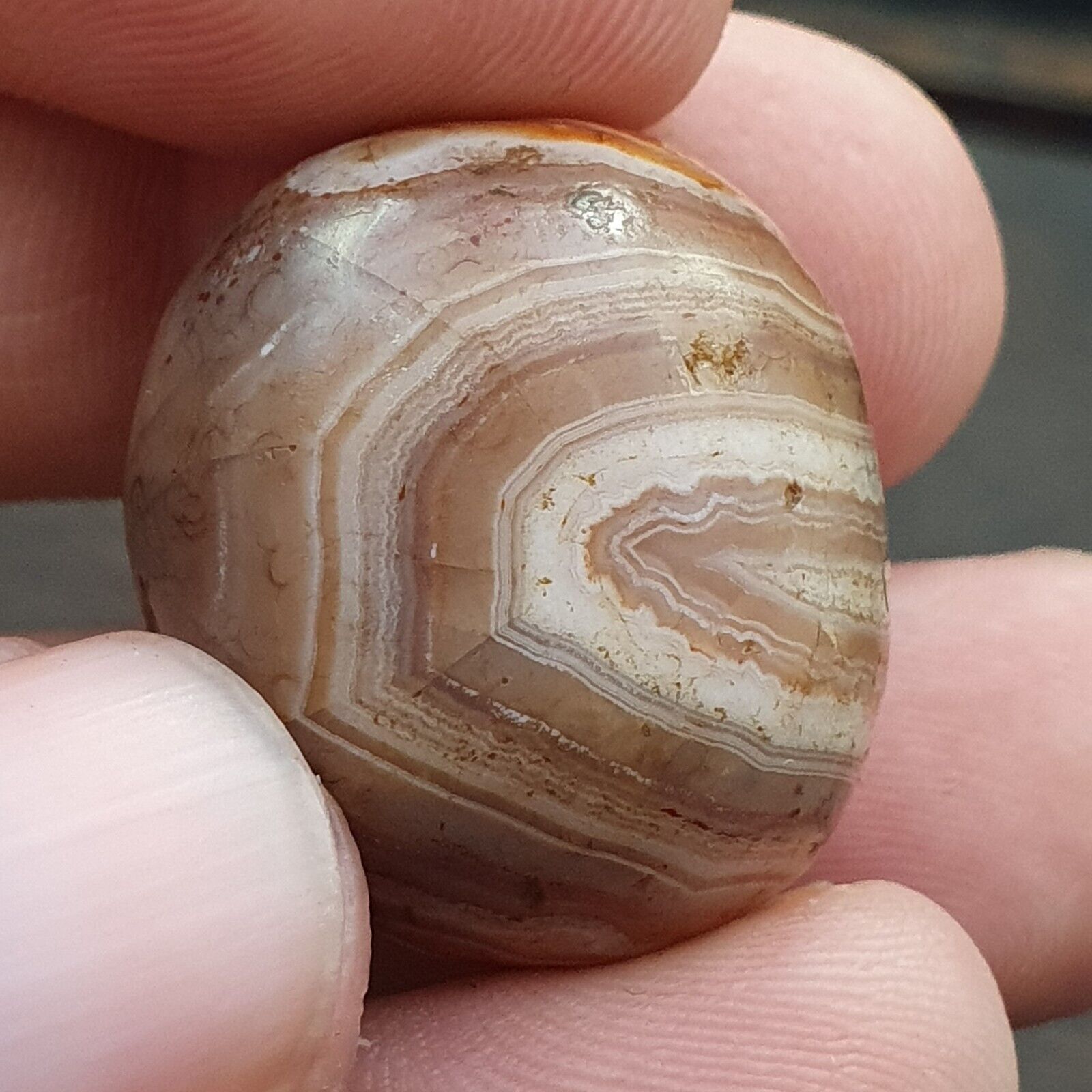 Antique Ancient Himalaya Tibetan Red Agate stone Bead Amulet  MDi 1