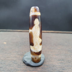 Tibetan Agate stone Dzi Bead Amulet