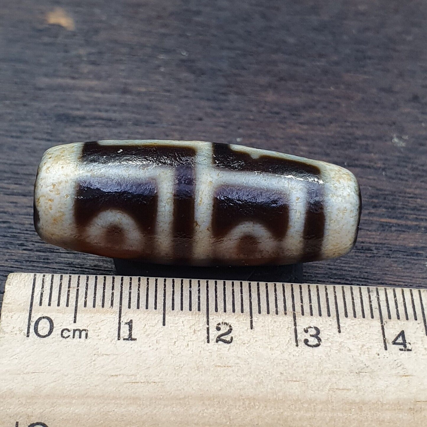 瑪瑙 老印度西藏瑪瑙 4 眼中眼瑪瑙石天珠裝飾珠護身符