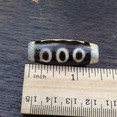 Agate Old Indo Tibetan Agate 5 Eye Agate stone Dzi Decorated Bead Amulet