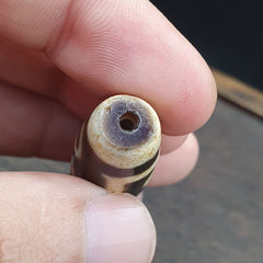 Agate Old Indo Tibetan Agate 5 Eye Agate stone Dzi Decorated Bead Amulet