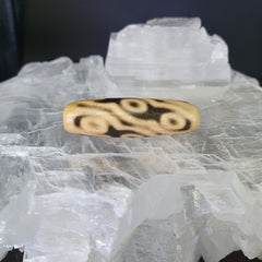 Vintage Old Indo Tibetan Agate  Eyes Agate stone Dzi Bead Amulet