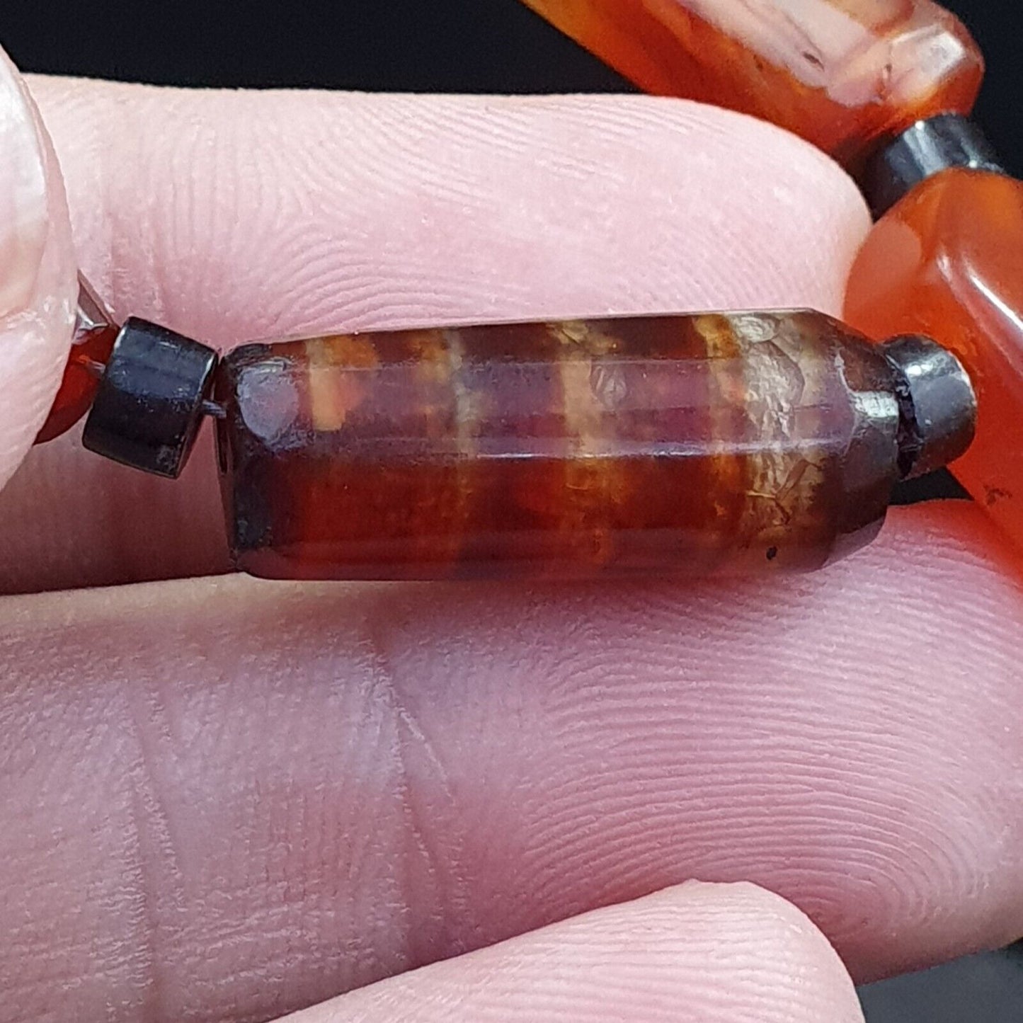 古董珠子批次 5 瑪瑙吊墜老喜馬拉雅西藏非洲瑪瑙珠