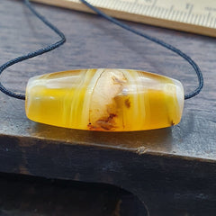 Antique Old Middle Eastern Persian Agate Natural Eye Agate Bead AMD-9