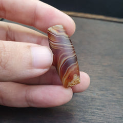 Antique Crystalize Middle Eastern Persian Agate Natural Agate Bead AMD-2