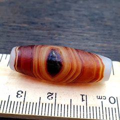 Antique Old Middle Eastern Persian Agate Natural Eye Agate Bead AMD-10